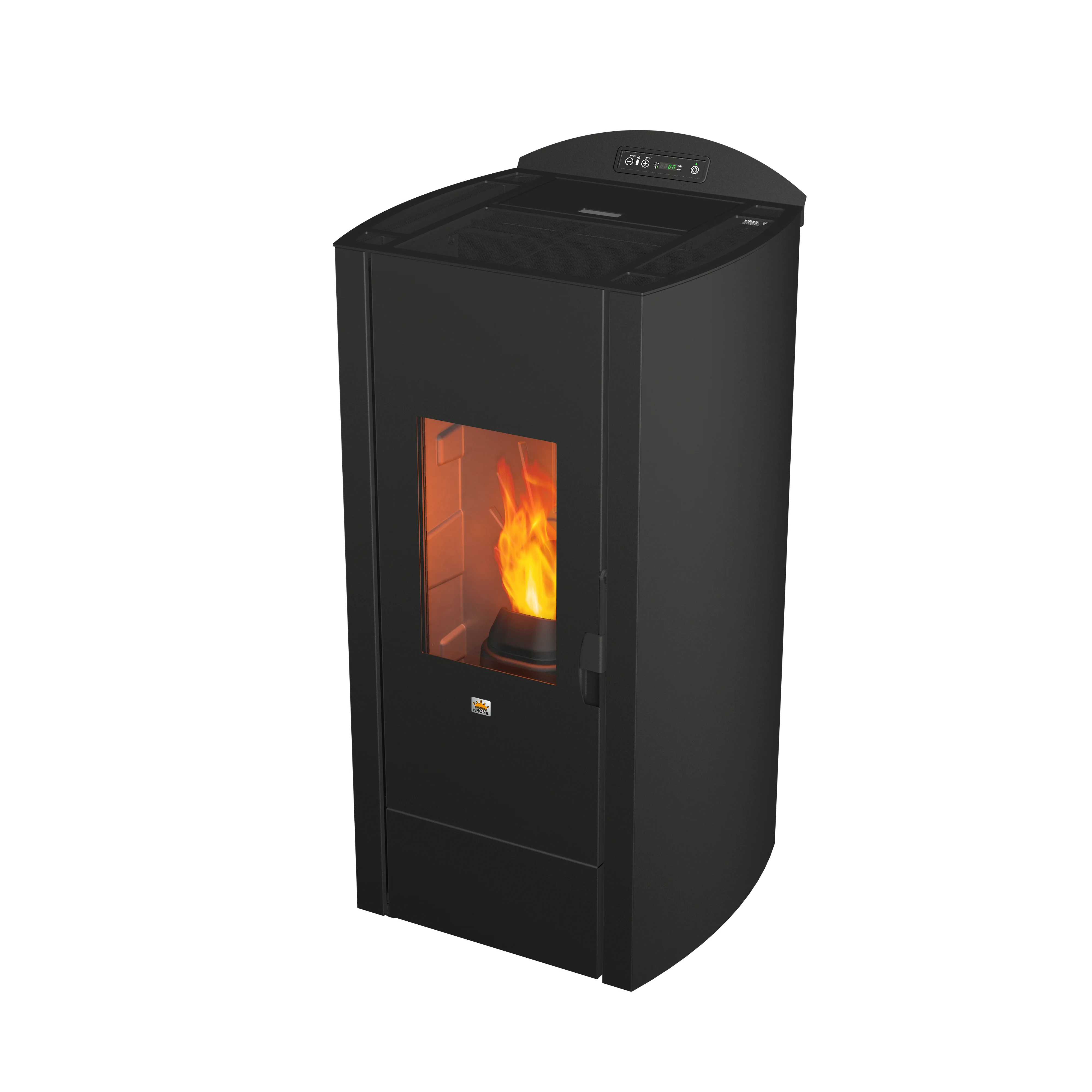 Estufa de pellet KRONE 7 kW negra