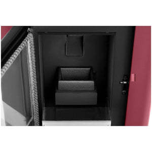 Estufa de pellets - 6 kW - para 50–150 m³ - 5 niveles - temporizador