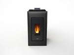 Cargar imagen en el visor de la galería, Estufa de pellet canalizable FREEPOINT Vega 10,5 kW antracita
