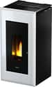 Estufa de pellet canalizable FREEPOINT Vega 10,5 kW blanco