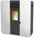 Cargar imagen en el visor de la galería, Estufa de pellet canalizable REDPOD First Advance Slim 8 kW blanca
